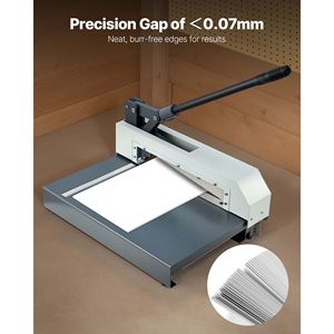 Cesoia a Ghigliottina per Lamiera con Telaio in Acciaio Solido, Taglierina Manuale per Lamiere Pesanti da 12 Pollici, Utensile Automatico ad Alte Prestazioni - Product Image 4