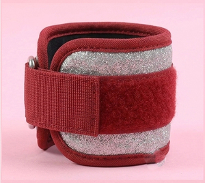 Correas de tobillo con purpurina para máquinas de cable, para ejercicios de piernas, correas de tobillo con purpurina ajustables con anillo en D, soporte para el pie, correas de gimnasio para piernas - Product Image 4
