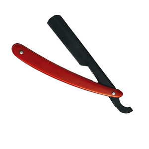 Wholesale Hot Selling Red Color <b>Plastics</b> Handel Salon Shaving Razors Single Blade Shaving Men Razors Certified CE By Tegra - Product Image 1