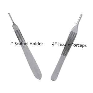 Professional Suture Practice Kit Medical Science Nurse Training Dental Lab Custom Metal Steel Surgical Set With Leather Case - Product Image 4