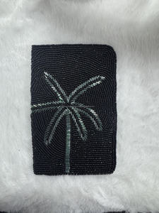 Funda para Pasaporte con Cuentas Hecha a Mano Estilo Bohemio de la India, Tarjetero Personalizado de PU, Cartera de Viaje, Guru Kirpa Export House - Product Image 4