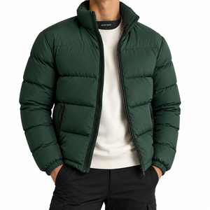 2 tone warm <b>lightweight</b> man puffer jacket High Quality Warm Outwear Puffer <b>Coat</b> for men's Windproof Hot Sale Winter casual wear - Product Image 2