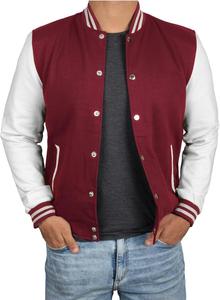 New Fashion Low Price Unisex Bomber Jackets Baseball Classic <b>Top</b> Winter Outwear Varsity Jacket Cartoon Print - Product Image 3
