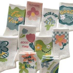 <b>Socks</b> women's autumn and <b>winter</b> mid calf length <b>socks</b> high looking Mori versatile ins trendy cute student spring - Product Image 3