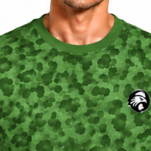 Forest Green <b>Leopard</b> <b>Print</b> T <b>Shirt</b> Unisex Short Sleeve Casual Fashion Printed Tee Lightweight Custom Sports Training Streetwear - Product Image 3