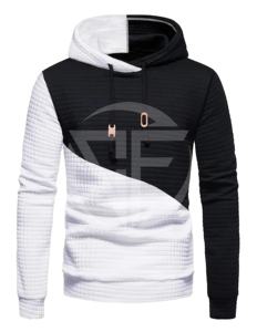 Sweat à capuche pour homme personnalisé de haute qualité, style streetwear décontracté et tendance pour l'hiver, avec poches unies - Product Image 1