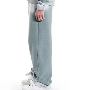 Ensemble survêtement homme en molleton 100% coton, grammage lourd 400 GSM, personnalisable, coupe oversize, modèle vierge - Product Image 5