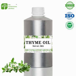 Huile essentielle de thym vulgaire distillée à la vapeur, 100% pure, qualité thérapeutique, formulations pour soins personnels, Sri Venkatesh - Product Image 5