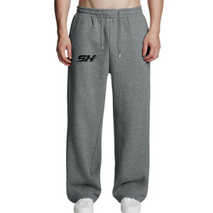 Pantalon de jogging en toile pour homme à taille mi-haute avec cordon de serrage – Polyvalent, style designer, idéal pour le jogging, la course, la gym, l'entraînement et le fitness - Product Image 1