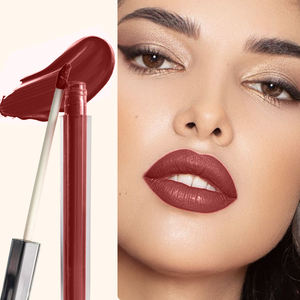 Lápiz Labial Líquido Mate de Alta Calidad, Logotipo Personalizado, Acabado Aterciopelado Impermeable, No Pegajoso, Tonos Nude Cremosos, Cantidad Mínima de Pedido Baja - Product Image 1