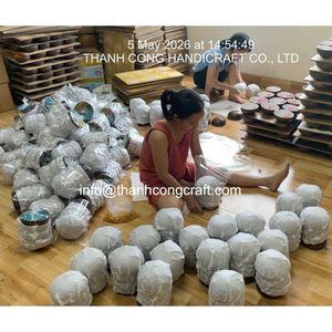 Entrega Rápida, Suministro Global, Tazón de Laca de Cáscara de Coco Natural de Vietnam, Tazón de Nácar Premium al por Mayor - Product Image 5
