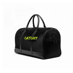 Genuine Leather Duffle Bag with Multiple Pockets Spacious <b>Travel</b> Weekend Bag Durable Gym & Sports <b>Holdall</b> Luggage Bag - Product Image 2