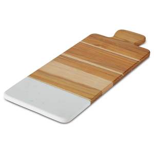 Planche à découper en marbre et bois en gros, résistante au lave-vaisselle et réutilisable pour hôtels, restaurants, cuisines et usage domestique - Product Image 1