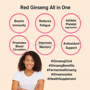 Barra de gelatina de ginseng rojo coreano natural para la energía diaria y el bienestar inmunológico - Product Image 5