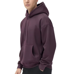 2024 New Men's Winter Casual Regular Fit 100% Cotton <b>Thick</b> <b>Fleece</b> Pullover Hoodie with Kangaroo Pocket Breathable & Quick Dry - Product Image 4