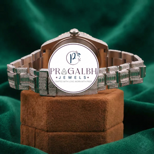 Proveedor Mayorista de Relojes de Lujo para Hombre, Relojes Completamente Incrustados con Moissanita, Pueden Pasar el Test de Pureza, Relojes de Alta Gama - Product Image 4