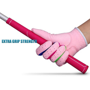 Gants de golf pour enfants, jeunes, juniors, tout-petits, garçons et filles, en microfibre synthétique, pour main droite, lot économique en rose - Product Image 3