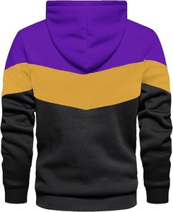 Sweat à capuche personnalisé pour homme, unisexe, haute qualité, molleton de coton lourd 460 GSM, sweat à capuche avec empiècements pour homme - Product Image 3