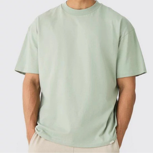 เสื้อยืดโอเวอร์ไซส์ 240 GSM ผ้าฝ้าย 100% พรีเมียม ทรงไหล่ตก ยูนิเซ็กส์ เสื้อยืดเรียบๆ คุณภาพสูง ขายส่งเสื้อผ้าเปล่า - Product Image 5