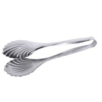 Pince à glaçons artisanale en acier inoxydable plaqué argent antique, design haut de gamme, qualité supérieure