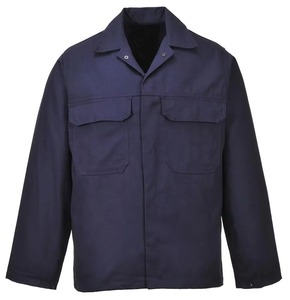 Chaqueta de Trabajo Personalizada Unisex Impermeable de Alta Visibilidad, Resistente, de Lona y Algodón, Uniforme Industrial para la Construcción - Product Image 4