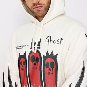 Sudadera con Capucha Extra Grande de Alta Calidad para Hombre, 100% Algodón, Estilo Casual de Invierno, Diseño con Logotipo Personalizado, Sudadera con Capucha para Adultos con Logotipo Personalizado - Product Image 6