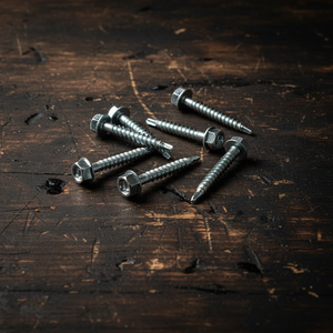 B2B Bulk Supply Carbon Steel Class 4.8 & 6.8 Inch System Hex Washer Head <b>Screws</b>-High Quality <b>Galvanized</b> Coarse Thread Fasteners - Product Image 4