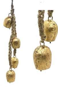 Private Branding Metal Christmas Hanging <b>Bell</b> Ornament For Christmas Party Home Decoration Hanging Purpose - Product Image 4