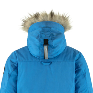 <b>Men's</b> Casual <b>Hooded</b> Solid Puffer Jacket Waterproof Breathable Quick-Dry Winter <b>Coat</b> <b>Fur</b> Trim Thick Polyester Wadding Regular Fit - Product Image 4
