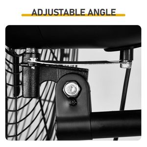 MFJ EW65 26-Inch High Velocity Wall Mounted Fan 4-Speed Industrial Ventilation 100% BLDC Copper Motor 9299 CFM Oscillating - Product Image 3