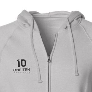 Wholesale Unisex Special Blend Zip Hooded Sweatshirt Soft Fleece Full Zip Hoodie with Front Pocket for Custom Printing - Product Image 3