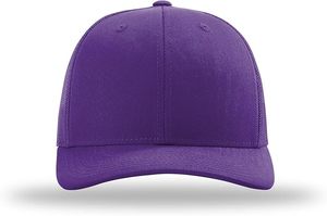 Custom Adults <b>Purple</b> Color Trucker Caps Mesh Back Trucker Caps <b>Hats</b> Canvas Fabric 100% Polyester Sporty Headwear Wholesale - Product Image 3
