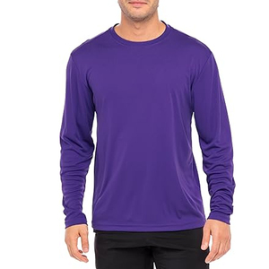 เสื้อเบสเลเยอร์คุณภาพสูงสำหรับวิ่งสำหรับผู้ชาย ผ้ายืดสแปนเด็กซ์/โพลีเอสเตอร์ แขนยาว เสื้อกีฬาสำหรับฝึกซ้อมและวิ่งจ๊อกกิ้ง - Product Image 2