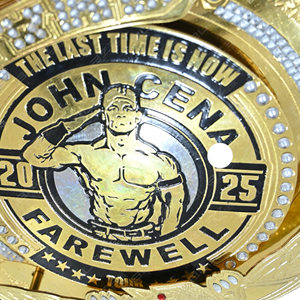 Ceinture de musculation de champion personnalisée, double boucle, imprimée numériquement, en cuir de vachette, avec fermoir en laiton, John Cena Last Time, confortable, Taekwondo - Product Image 6