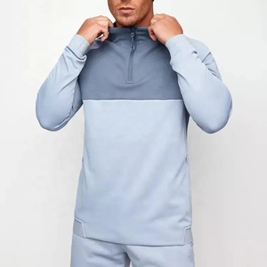 Conjunto Deportivo para Hombre con Bloques de Color, Chaqueta con Cierre de Cremallera y Pantalones Jogger con Cierre Completo, Ropa Deportiva para Entrenamiento, Estilo Otoñal - Product Image 5