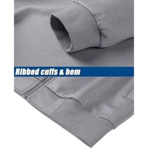 ชุดวอร์มกันลมสำหรับฤดูหนาว สไตล์สตรีทแวร์ ผู้ชาย สกรีนโลโก้ได้ แห้งเร็ว ผ้าฝ้าย 100% ซับในขนแกะ สำหรับออกกำลังกาย เล่นกีฬา ผลิตตามสั่ง - Product Image 5