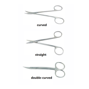 RSI KY-38z Manual Tissue <b>Scissors</b> Gingival Gum <b>Scissors</b> <b>Curved</b> Blades <b>Curved</b> Shank Dental Implant Surgery Instruments Reusable - Product Image 5