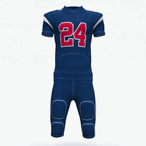 Custom American Football Uniform Set Compression Jersey And Pants Team Training Match Wear - Product Image 4