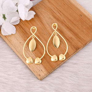 ต่างหูทองเหลืองดีไซน์โบราณสำหรับงานวันเกิด ขายส่งต่างหูทองเหลือง ขนาดสั่งทำได้ ต่างหูคุณภาพดีที่สุดจากผู้ผลิตขายส่ง - Product Image 2