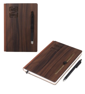 Cuaderno/Diario de bambú de calidad superior con cubierta de cuero, 70 hojas para diario, toma de notas y planificador diario - Product Image 1