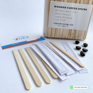 Palitos de Madera para Agitar Café, Envueltos Individualmente, para Café, Leche y Cócteles - Product Image 6