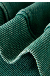 Sweat-shirt à capuche en coton French Terry de haute qualité, coupe classique, délavé à l'acide, épais, uni, streetwear, respirant, pour homme, hiver - Product Image 6