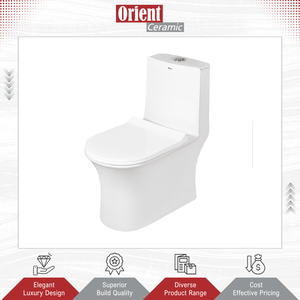 Fournisseur leader vendant des articles sanitaires en céramique blanche de qualité supérieure, à poser au sol, pour usage hôtelier, toilettes monobloc. - Product Image 3