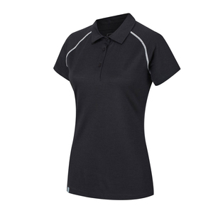 Polo pour femme avec logo personnalisé, en coton respirant, manches courtes, vêtements décontractés, fabricant en gros - Product Image 3