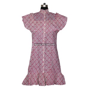 Vestido de Noche Elegante y Casual para Fiesta, Vestido de Mujer de Alta Calidad con Volantes y Manga Corta - Product Image 5