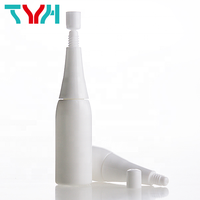 Botella de Plástico LDPE Blanca Suave con Gotero de 3ml, 5ml, 10ml, 15ml, con Tapa de Rosca de PP para Suero para el Cuidado de la Piel (Serie HA)