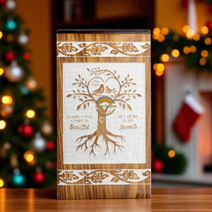 Handcrafted lifetree urn & Natural Wood Cremation Urn Ashes <b>Box</b> Artistic Funeral <b>Memorial</b> Keepsake by AYAANS - Product Image 2