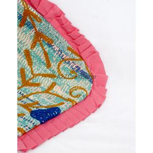 Handmade Vintage Suzani Embroidery Cotton Tote <b>Bag</b> Women Elegant Evening Purse Clutch Pouches Stylish Wholesale Exhibition - Product Image 6