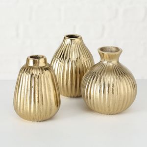 Florero de Metal Clásico, Decorativo, Hecho a Mano, Centro de Mesa Premium, Arreglo Floral Elegante, Colección de Lujo para Interiores del Hogar - Product Image 4