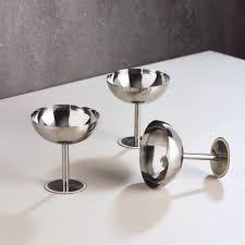 Bol à glace de luxe en acier inoxydable, réutilisable, pour desserts, salades, poudings, fruits, bonbons et yaourts - Product Image 6